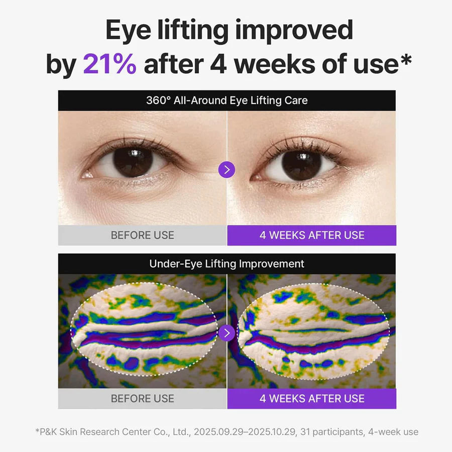 🔥 Buy 1 Get 1 FREE | 360° Shot PDRN Lifting Eye Cream | Retinol & Collagen | Anti Aging Eye Cream |